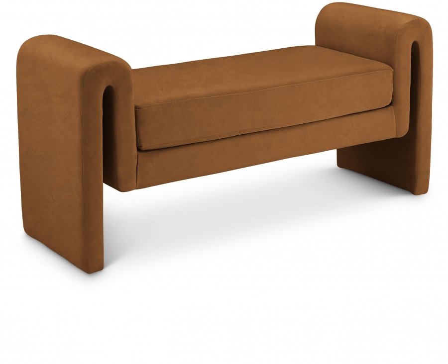 23408.jpg Sloan Velvet Upholstered 51" Bench - Image 1