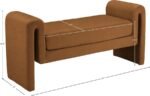 Sloan Velvet Upholstered 51" Bench - Image 6