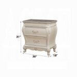 Chantelle Nightstand W/Marble Top - Image 3