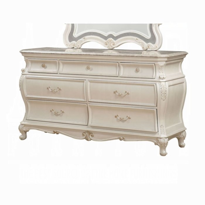 23545.jpg Chantelle Dresser W/Marble Top - Image 1