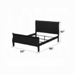 Louis Philippe Queen Bed - Image 3