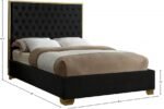 Lana Velvet Upholstered Bed - Image 3