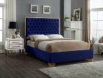 Lana Velvet Upholstered Bed - Image 2