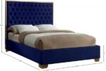 Lana Velvet Upholstered Bed - Image 3