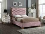 Lana Velvet Upholstered Bed - Image 2