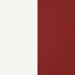 RETRO 5-PIECE ROUND DINING TABLE SET WHITE AND RED - Image 8