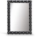 Aubrey Acacia Wood Frame Mirror
