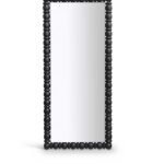 Aubrey Acacia Wood Frame Mirror