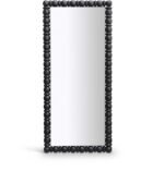 Aubrey Acacia Wood Frame Mirror