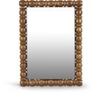Aubrey Acacia Wood Frame Mirror