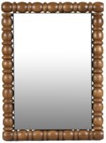 Aubrey Acacia Wood Frame Mirror - Image 3