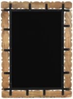 Aubrey Acacia Wood Frame Mirror - Image 4