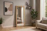 Aubrey Acacia Wood Frame Mirror - Image 2