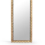 Aubrey Acacia Wood Frame Mirror