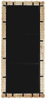 Aubrey Acacia Wood Frame Mirror - Image 4