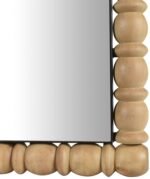 Aubrey Acacia Wood Frame Mirror - Image 6