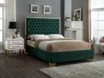 Lana Velvet Upholstered Bed - Image 2