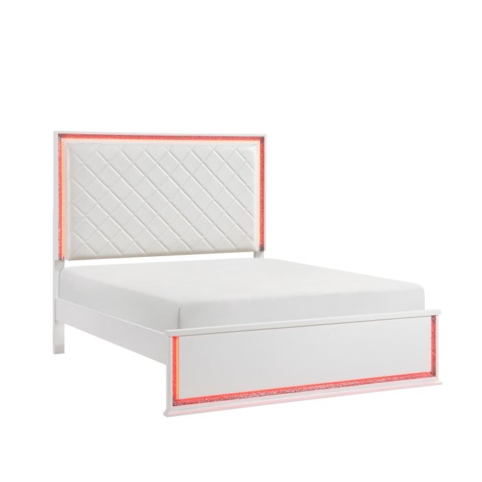2390-1_noBG_side_RED_2__l.jpg 2390-1* Queen Bed - Image 1