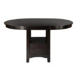 2423-36 Round / Oval Counter Height Table with Storage Base - Image 2