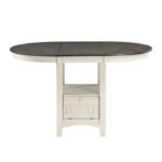 2423W-36 Round / Oval Counter Height Table with Storage Base