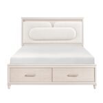 2451K-1EK* Eastern King Platform Bed with Footboard Storage
