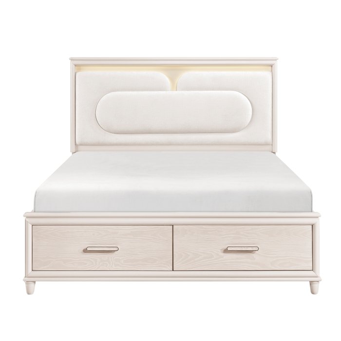 2451K-1EK_noBG_front_4__l.jpg 2451K-1CK* California King Platform Bed with Footboard Storage - Image 1