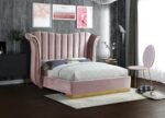 Flora Velvet Upholstered Bed - Image 2
