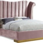 Flora Velvet Upholstered Bed