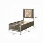 Skylar Full Bed W/Led & Storage - Image 5