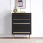 Marisol Wood Veneer And Iron Chest - Image 2