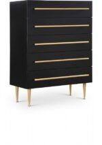 Marisol Wood Veneer And Iron Chest