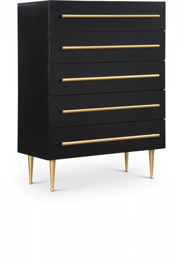 25945.jpg Marisol Wood Veneer And Iron Chest - Image 1