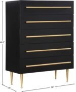 Marisol Wood Veneer And Iron Chest - Image 9
