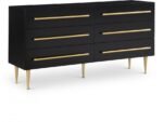 Marisol Wood Veneer And Iron Dresser