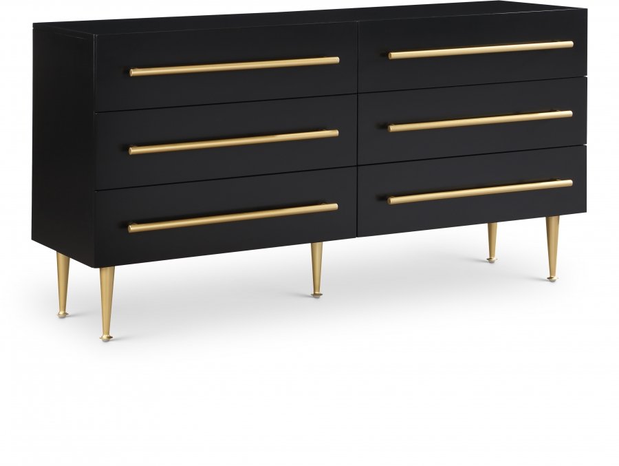 25946.jpg Marisol Wood Veneer And Iron Dresser - Image 1