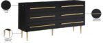 Marisol Wood Veneer And Iron Dresser - Image 13