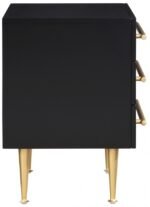 Marisol Wood Veneer And Iron Nightstand - Image 5
