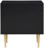 Marisol Wood Veneer And Iron Nightstand - Image 6