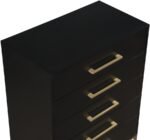Maxine Wood Veneer And Iron Chest - Image 7