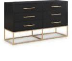 Maxine Wood Veneer And Iron Dresser