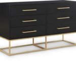 Maxine Wood Veneer And Iron Dresser