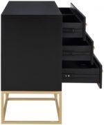 Maxine Wood Veneer And Iron Dresser - Image 7