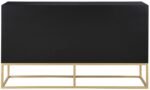 Maxine Wood Veneer And Iron Dresser - Image 9