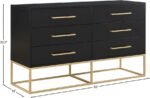 Maxine Wood Veneer And Iron Dresser - Image 13