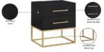 Maxine Wood Veneer And Iron Nightstand - Image 11
