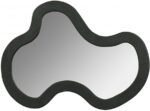 Oblique Acacia Wood Frame Mirror - Image 3
