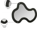 Oblique Acacia Wood Frame Mirror - Image 8
