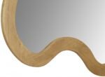 Oblique Acacia Wood Frame Mirror - Image 5