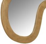 Oblique Acacia Wood Frame Mirror - Image 6