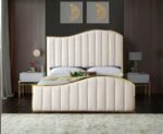 Jolie Velvet Upholstered Bed - Image 3